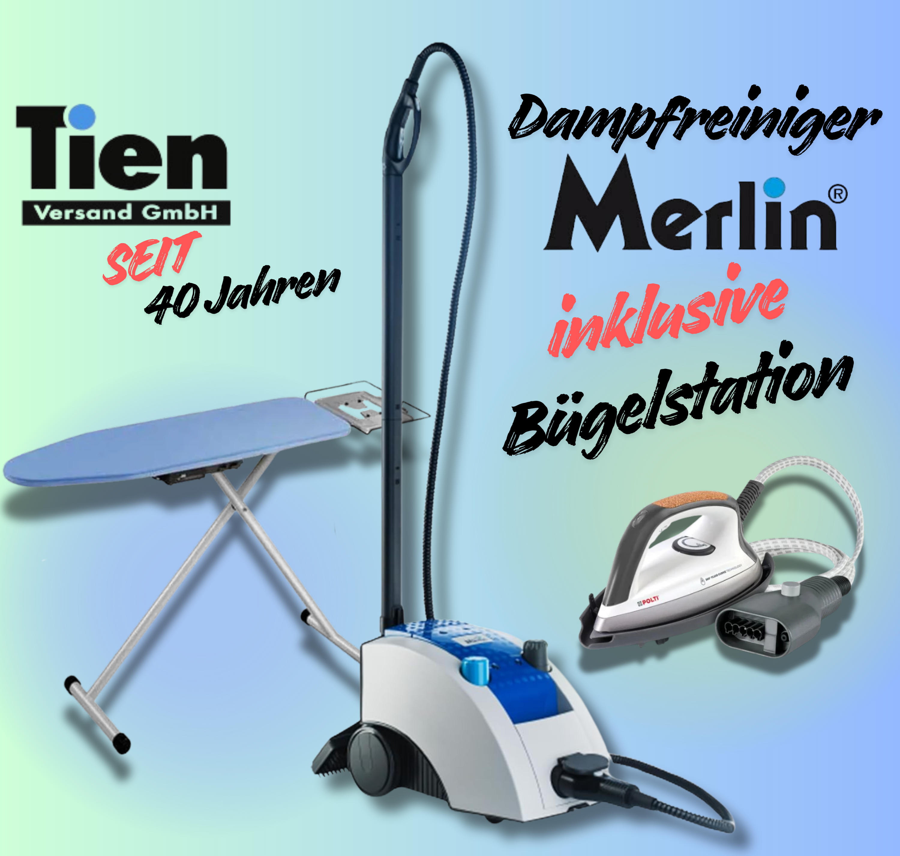 Merlin Royal Dampfreiniger Sets